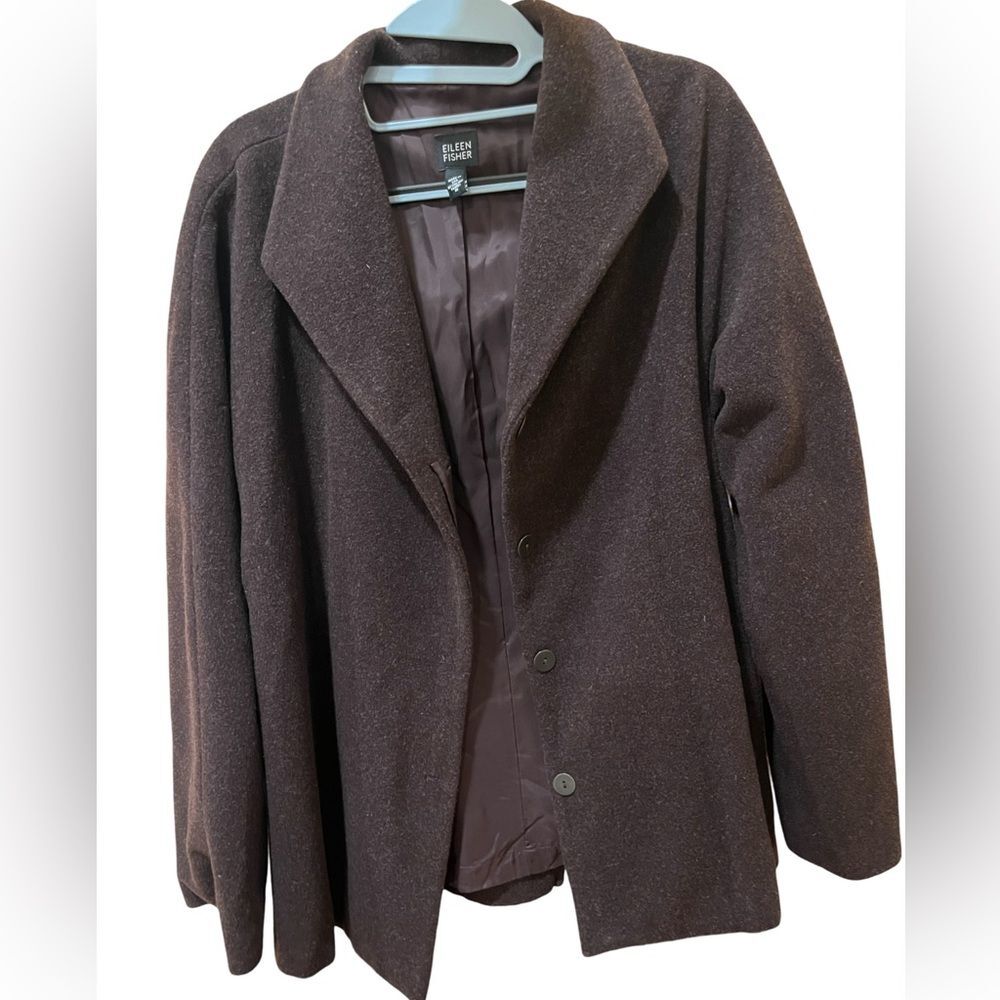 EILEEN FISHER 💯 Wool Coat